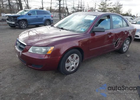 2008 Hyundai Sonata Gls from USA, damaged, VIN 5NPET46C48H371814